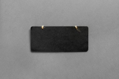 Mockup art of vintage chalkboard background texture with old vintage wooden frame, image for work about design element concept.