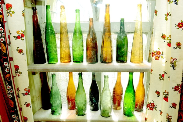 Ancient vintage bottles — Stock Photo, Image