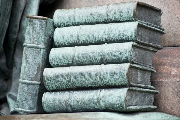 Bronze books — Stock Photo, Image