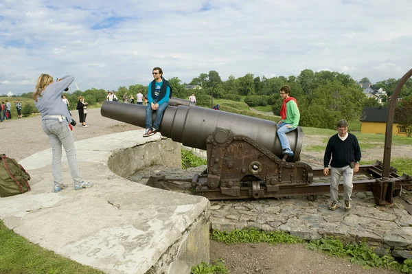 Sveaborg gun — Stock Photo, Image