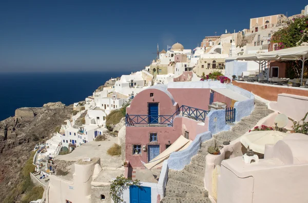 Egejském moři ostrov santorini — Stock fotografie