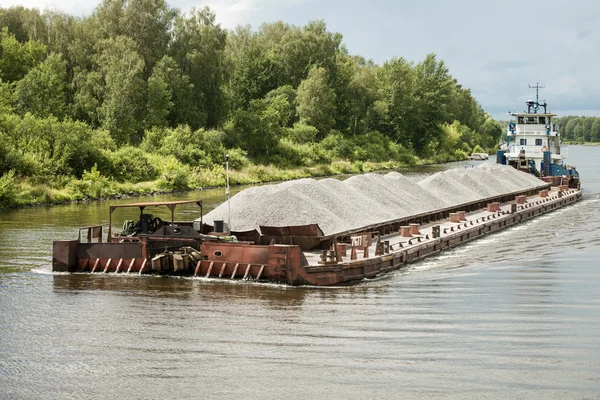 Barcaza fluvial —  Fotos de Stock