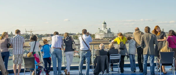 Cruise schip passagiers — Stockfoto