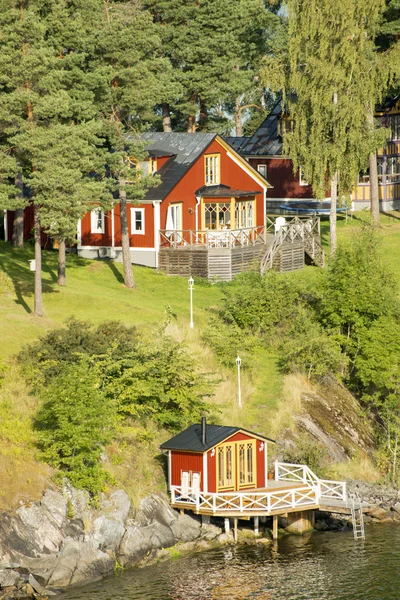 Casa escandinava — Fotografia de Stock