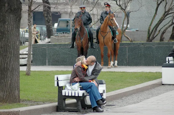 Guard of kiss — Stock Photo, Image