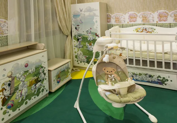 Τα μωρά δωμάτιο εσωτερικό Royalty Free Εικόνες Αρχείου