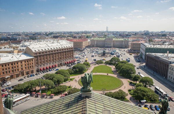 St.ISAAC SQUARE IN SANKT PETERSBURG
