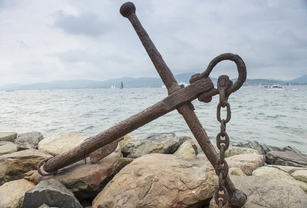 Anchor of Saint-Tropez — Stock Photo, Image