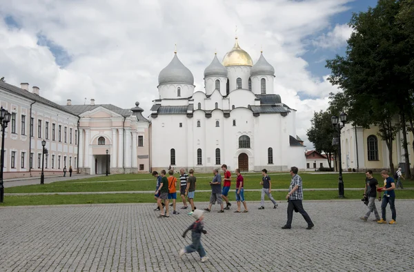 Catedral de Sant Sophia en Novgorod, Rusia — Foto de Stock