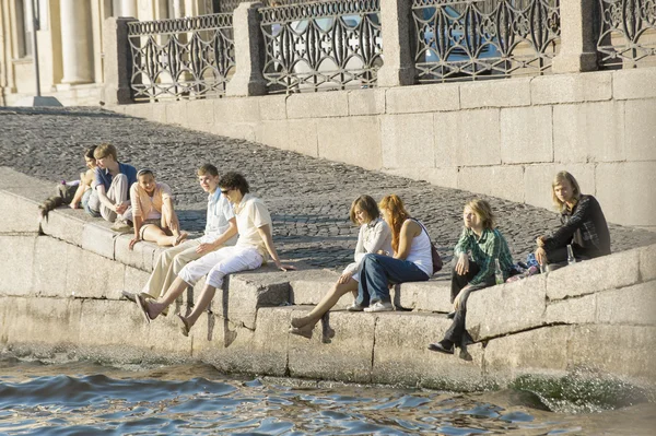 Sommardag i Sankt Petersburg — Stockfoto