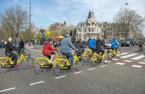 Amsterdam bacycles — Stock fotografie