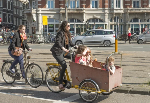 Fiets kinderwagens — Stockfoto