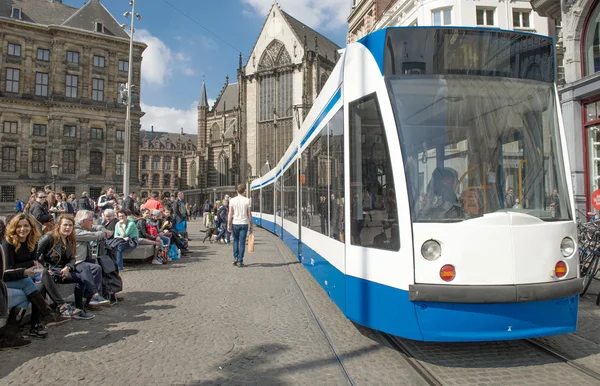 Amsterdam cable car — Stock Photo, Image