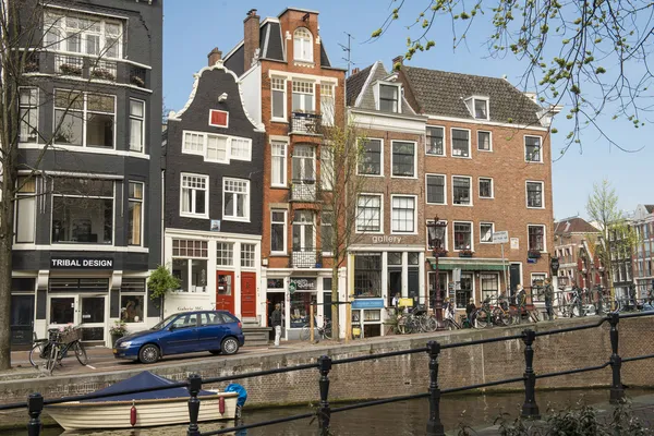 Amsterdam-arkitektur Royaltyfria Stockfoton