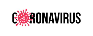 Omicron Varyantı, SARS-CoV-2 Virüsü, Yeni COVID-19 varyantı, Coronavirus, stilize edilmiş kırmızı ve siyah sembol Omicron hücresi. Vektör bakterisi