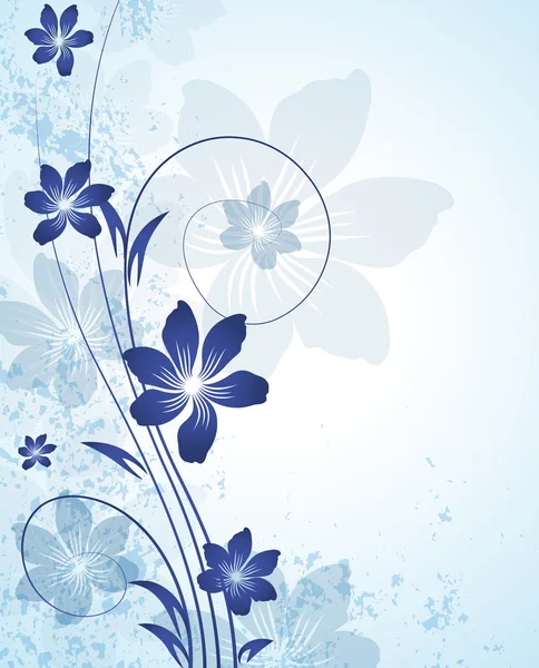 Fondo abstracto floral — Vector de stock