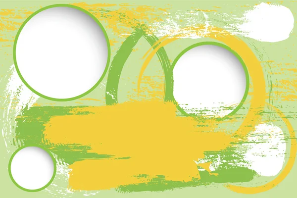 Grunge fond avec des cercles vides — Image vectorielle