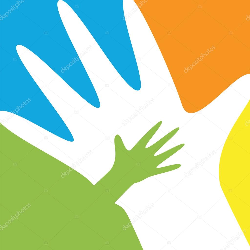 child and parent hands