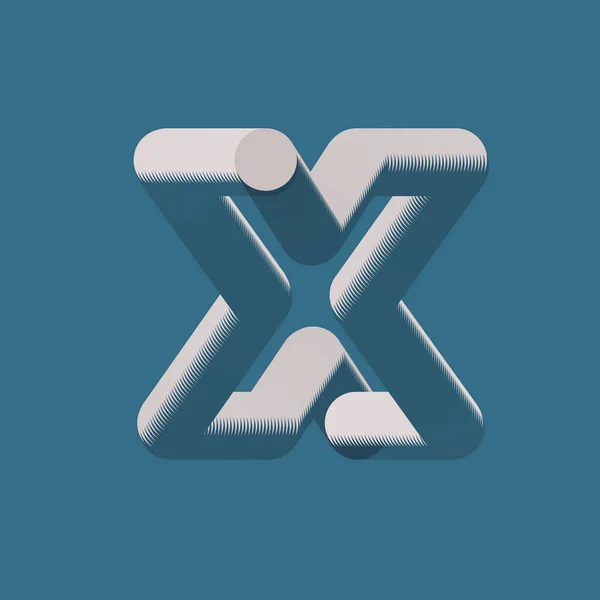 Xロゴエンブレムコンセプト 創造的な手紙X記号ベクトルファイル — ストックベクタ
