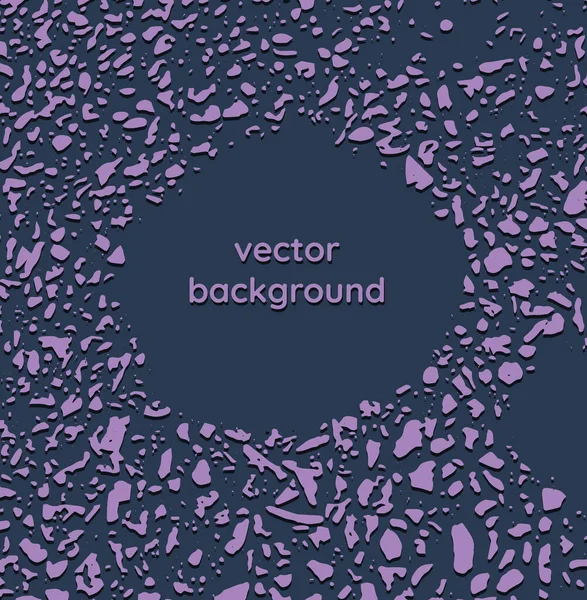 Purple Dark Grunge Texture Abstract Vector Background Grungy Splattered Drops —  Vetores de Stock