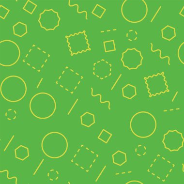 Kusursuz soyut şablon vektör tasarımı yeşil arkaplan