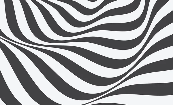 Wavy Lines Abstract Vector Background Stripe Creative Shape Template — Stockvektor