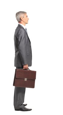 profili, orta yaşlı iş adamı