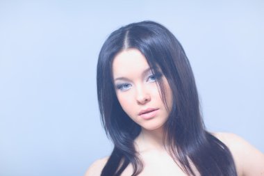 modern, doğal, bir, kişi, portre, güzel, profesyonel, gülümseme, ayakta, studio, başarı, başarılı, takım elbise, beyaz, kadın, kadınlar, işçi, genç