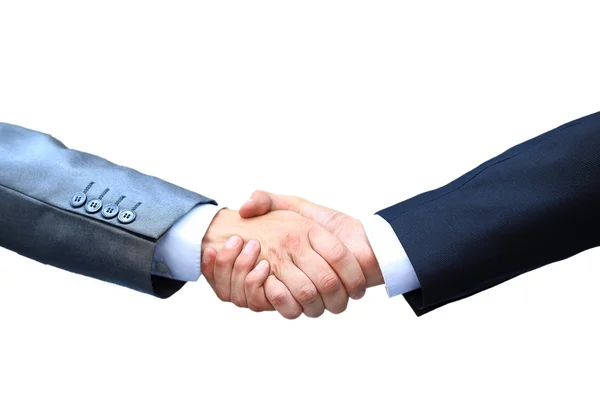 Handshake isolated on white background — Stock Photo, Image