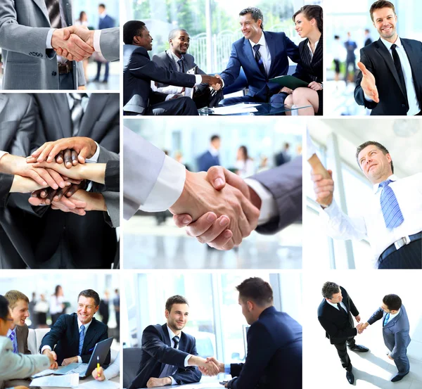 Business people shaking hands — Stock Photo, Image