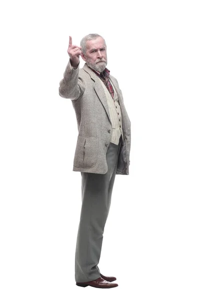 De larga duración. hombre mayor casual en ropa de negocios . — Foto de Stock