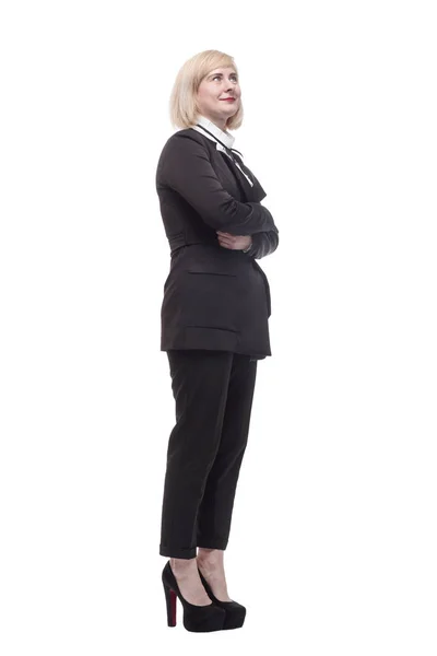 Confident business woman. isolated on a white — Stock Photo, Image