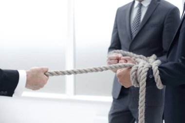 kopya alanı ile ip .photo tarafından iş ekibi yakın up.businessman sürüyor