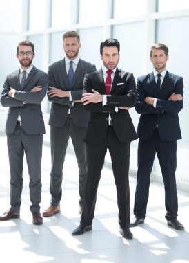 kendine güvenen iş people.business kavramı tam growth.a grubunda