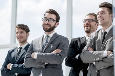 profesyonel bir iş ekibinin portresi .takım çalışması kavramı