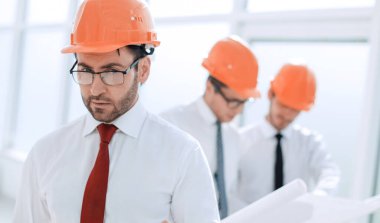 up.engineer Builder metin alanı olan bir koruyucu kask .photo kapatın