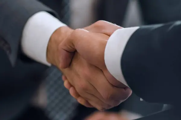 Successful Businessmen Handshaking Good Deal — Stock Photo, Image