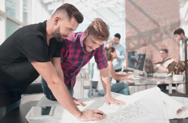 yaratıcı ekip proje office.photo kopya alanı ile çalışır