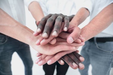 İş katılmak together.concept ortaklık eller