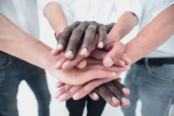 Business Team Joining Hands Together Concept Partnership — Stock Photo, Image