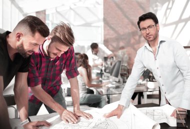 işadamı ve işbirliğinin yeni bir project.the kavramı tartışmaya Mimarlar grubu