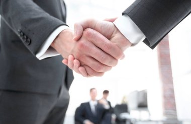 iş partners.concept ortaklık karşılıklı closeup
