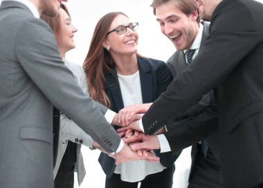 Bir iş ekibinin takım çalışması kavramı