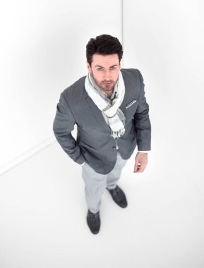 En iyi view.serious işadamı camera.photo kopya alanı ile seyir