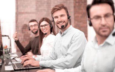 Teknik destek uzmanları workplace.business kavram