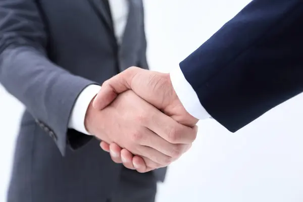 Uzavření Transakce Handshake — Stock fotografie