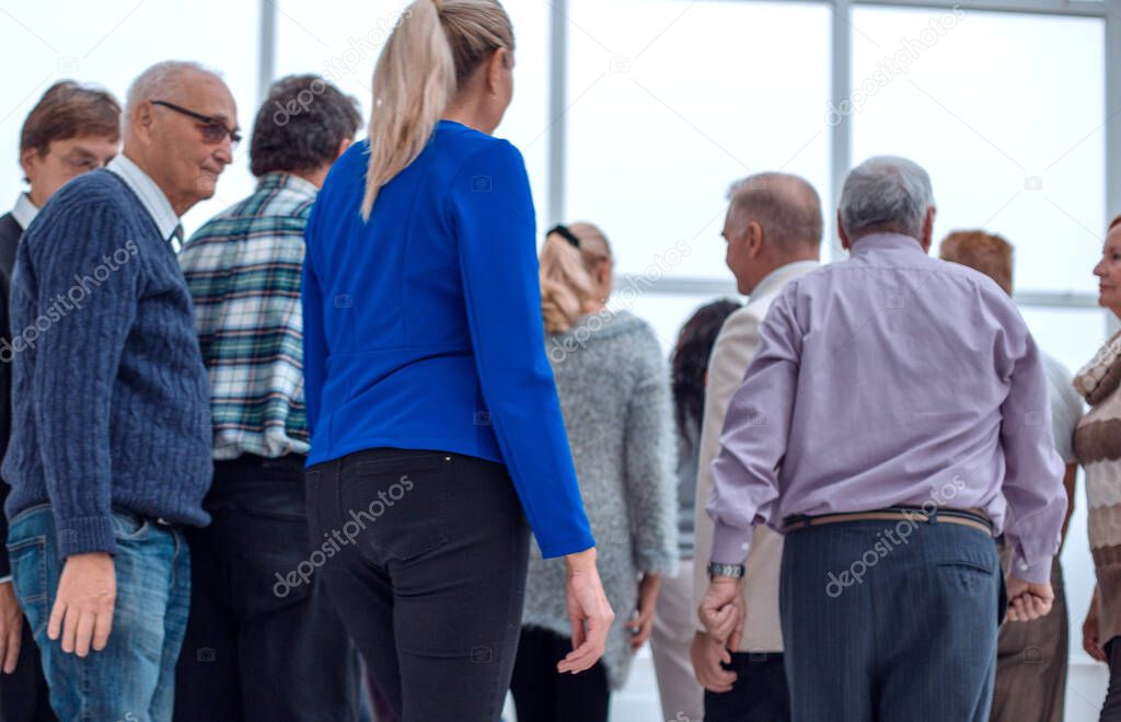 movement of the elderly together
