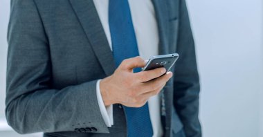 up.successful işadamı office window.business insanlar arka plan üzerinde kapatın