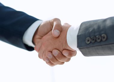 closeup.Handshake arka planda Office iş ortakları