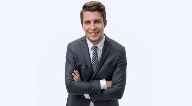 Kameraya bakarak top.successful genç iş adamı üzerinden görüntülemek